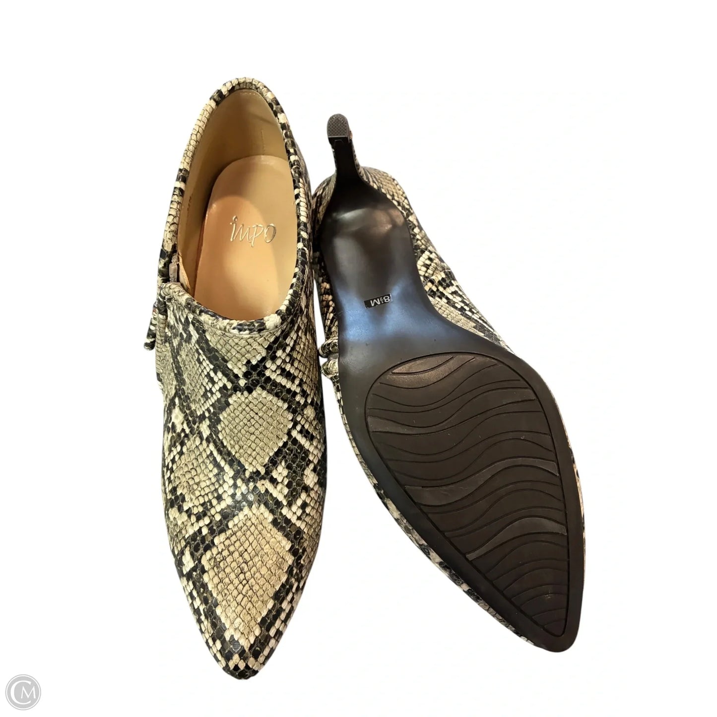 Shoes Heels Kitten By Impo In Animal Print, Size: 8.5