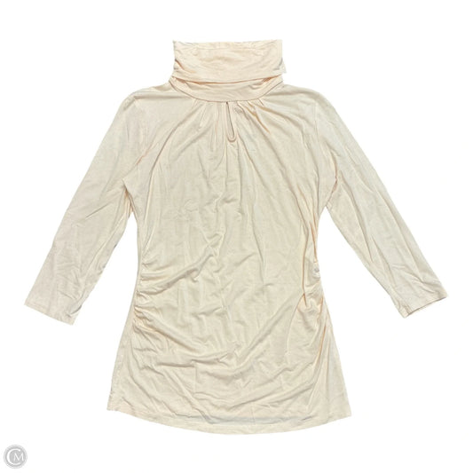 Top Long Sleeve By New York And Co In Cream, Size: S