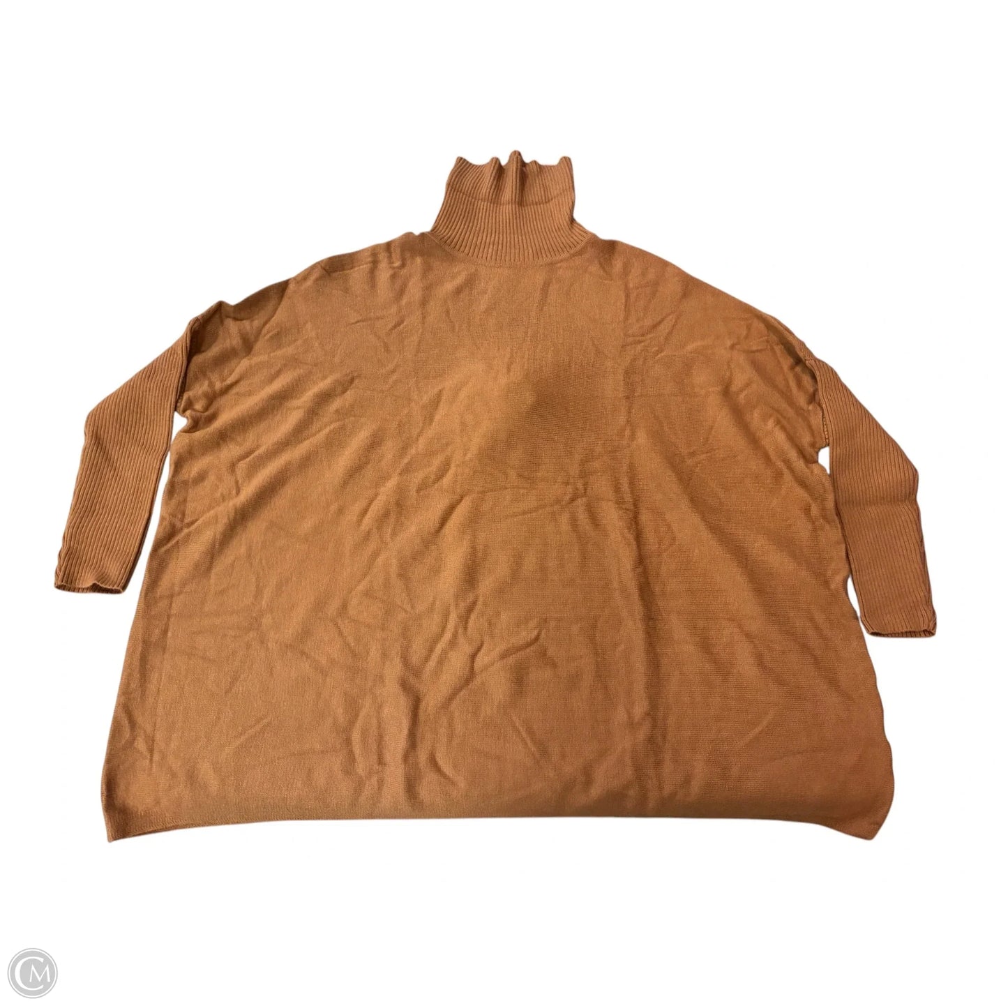 Top Long Sleeve By Joseph A. In Brown, Size: M