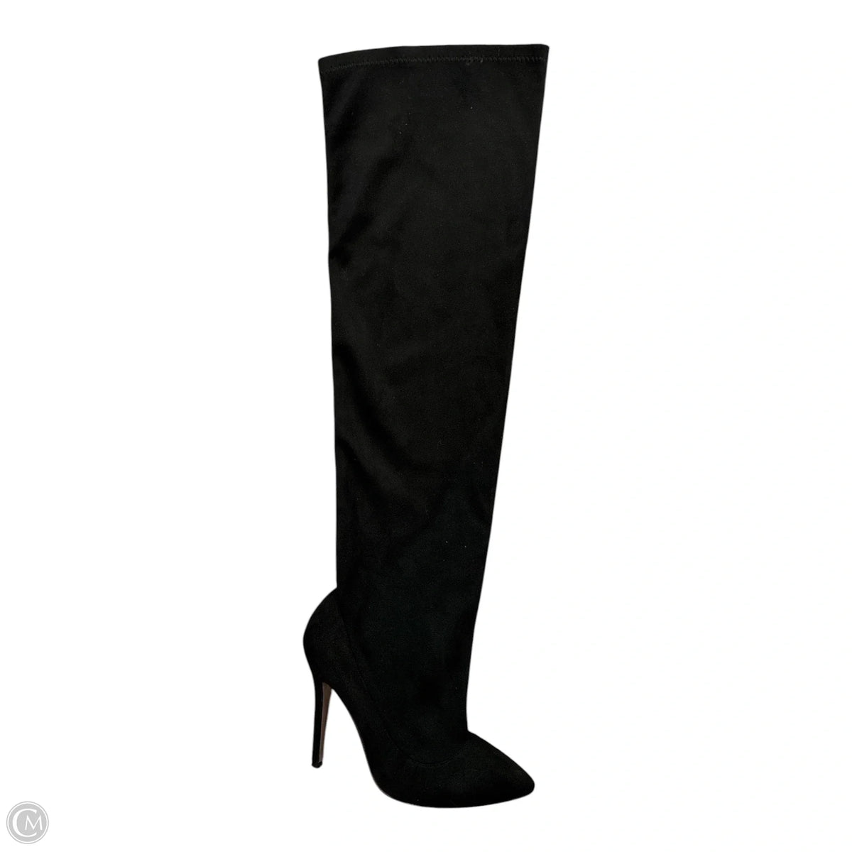Boots Knee Heels By Cmf In Black, Size: 6