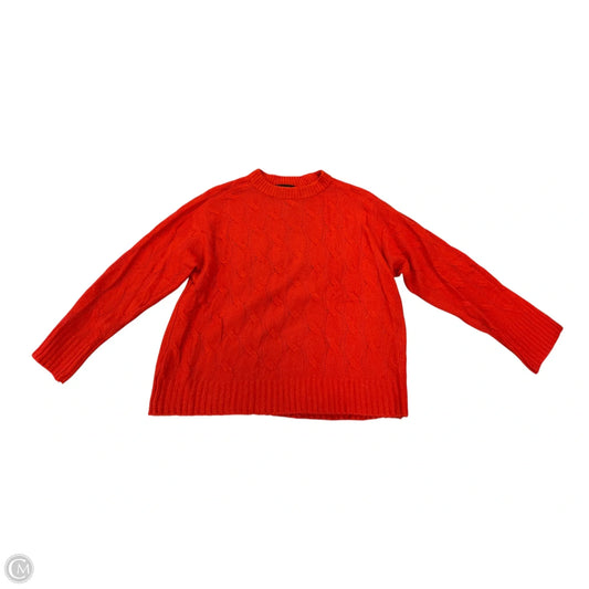 Sweater By Ann Taylor In Red, Size: M