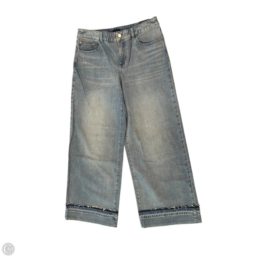 Jeans Wide Leg By Talbots In Blue Denim, Size: 8