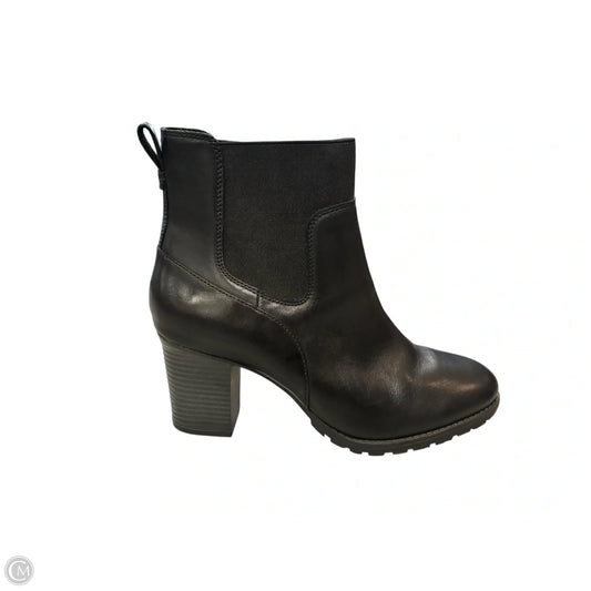 Boots Ankle Heels By Clarks In Black, Size: 11