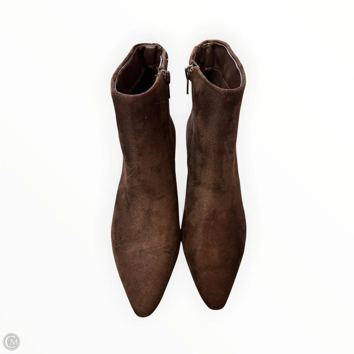 Boots Ankle Heels By Universal Thread In Brown, Size: 7