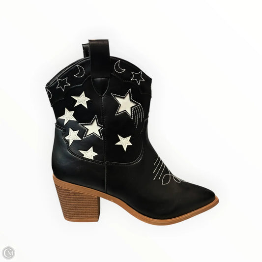 Boots Western By Cmf In Black & White, Size: 10