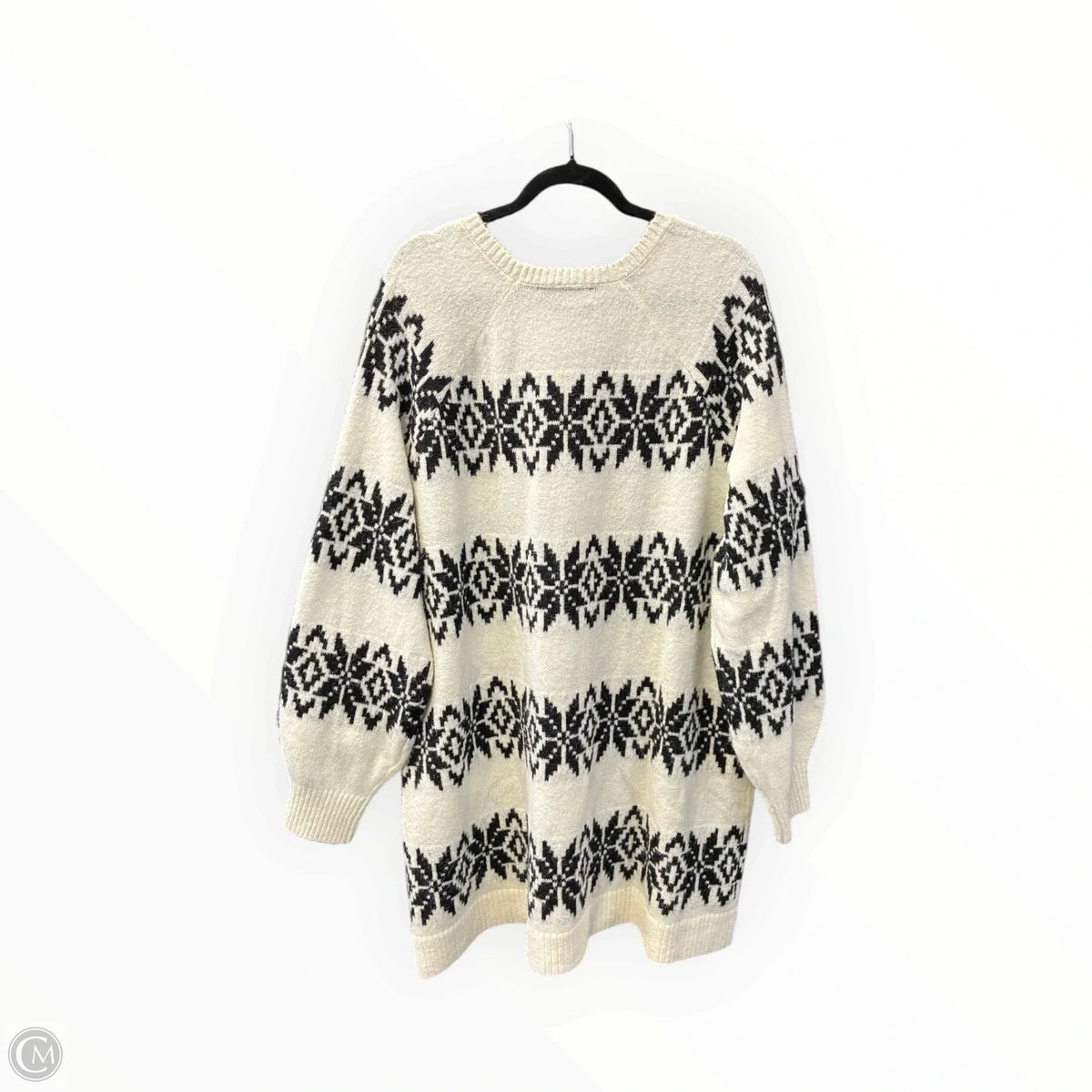 Sweater By Lane Bryant In Black & Cream, Size: 2x