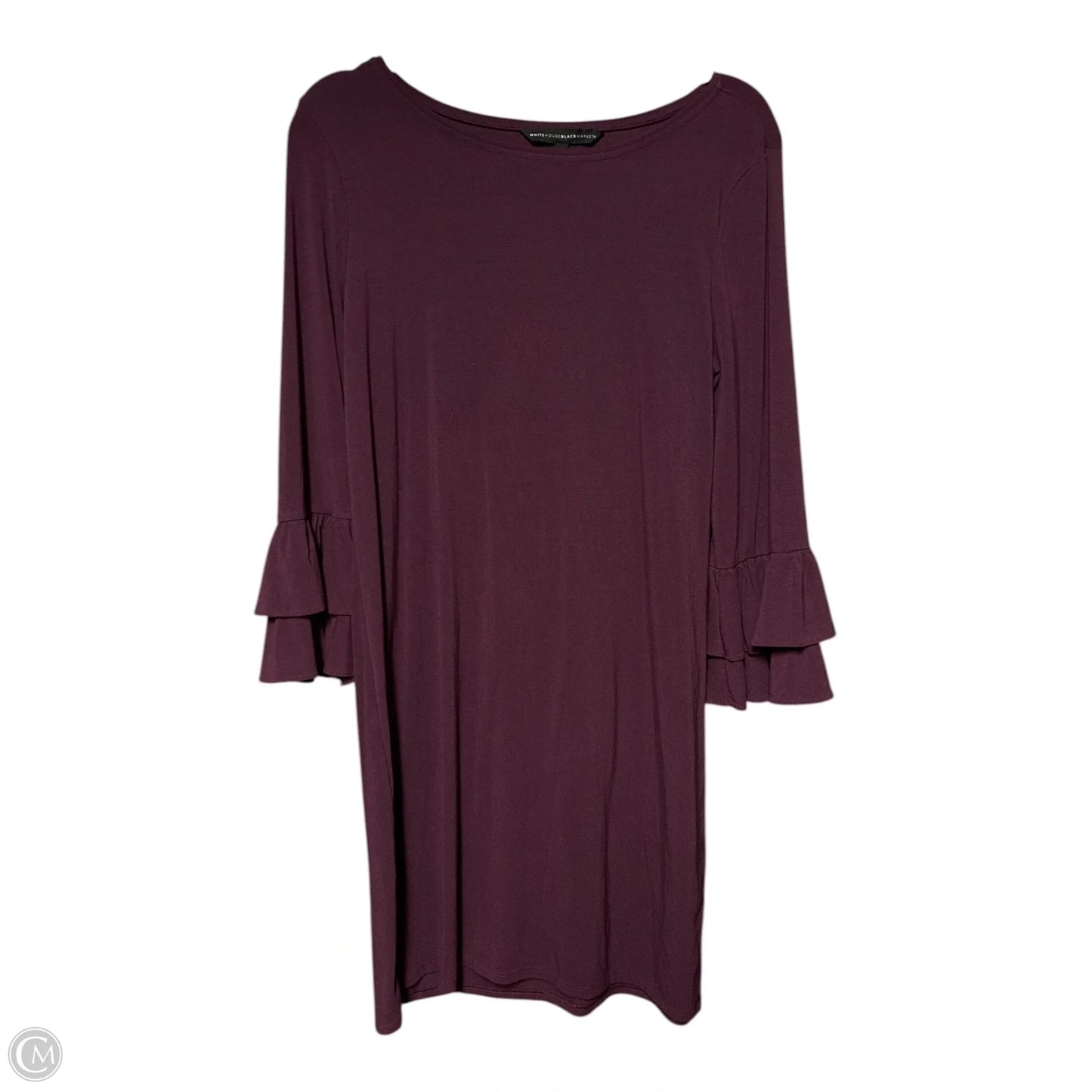 Dress Casual Midi By White House Black Market In Purple, Size: M