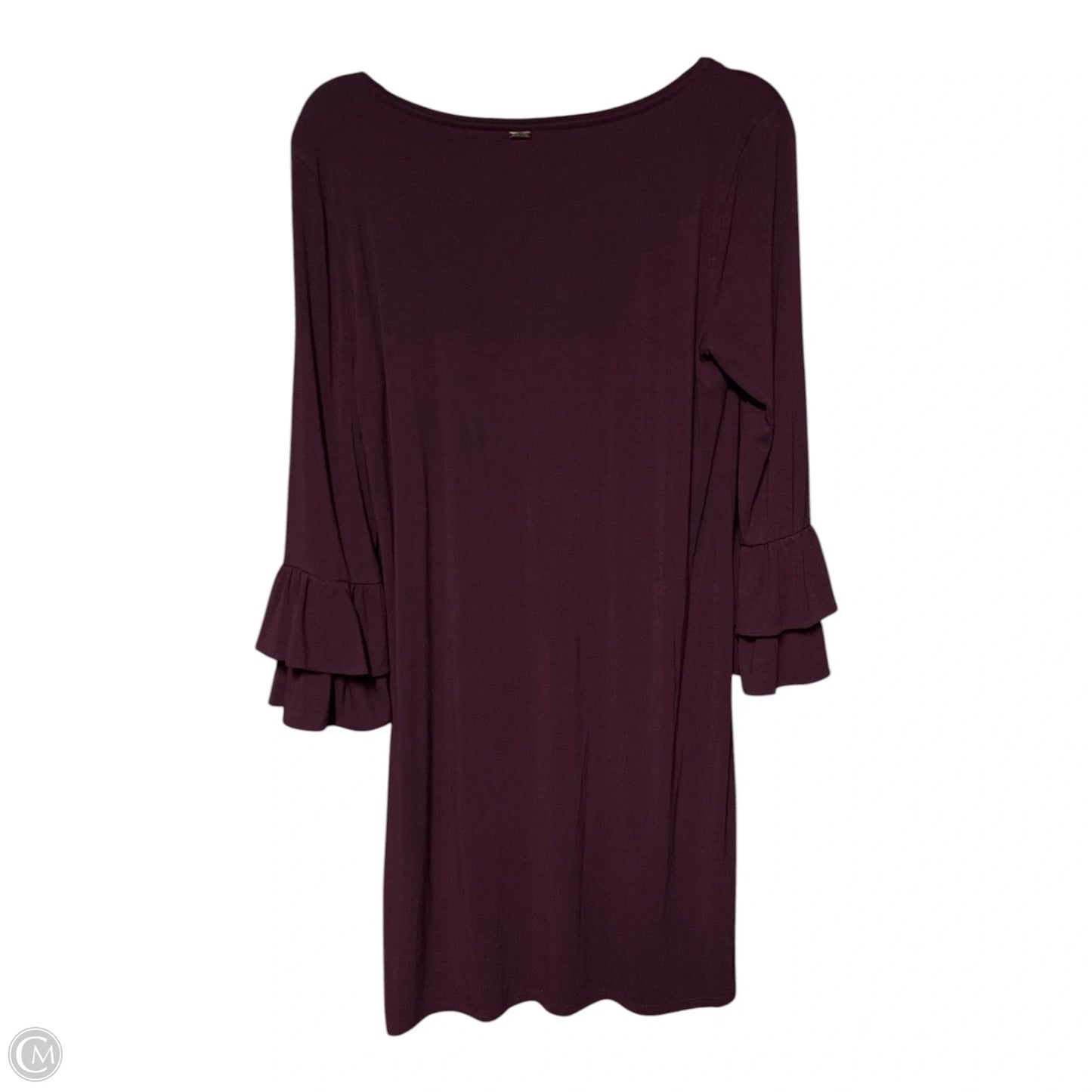 Dress Casual Midi By White House Black Market In Purple, Size: M