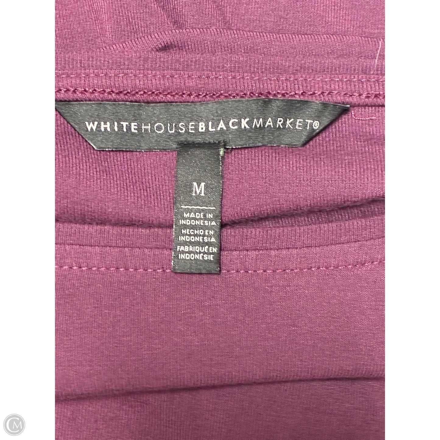 Dress Casual Midi By White House Black Market In Purple, Size: M