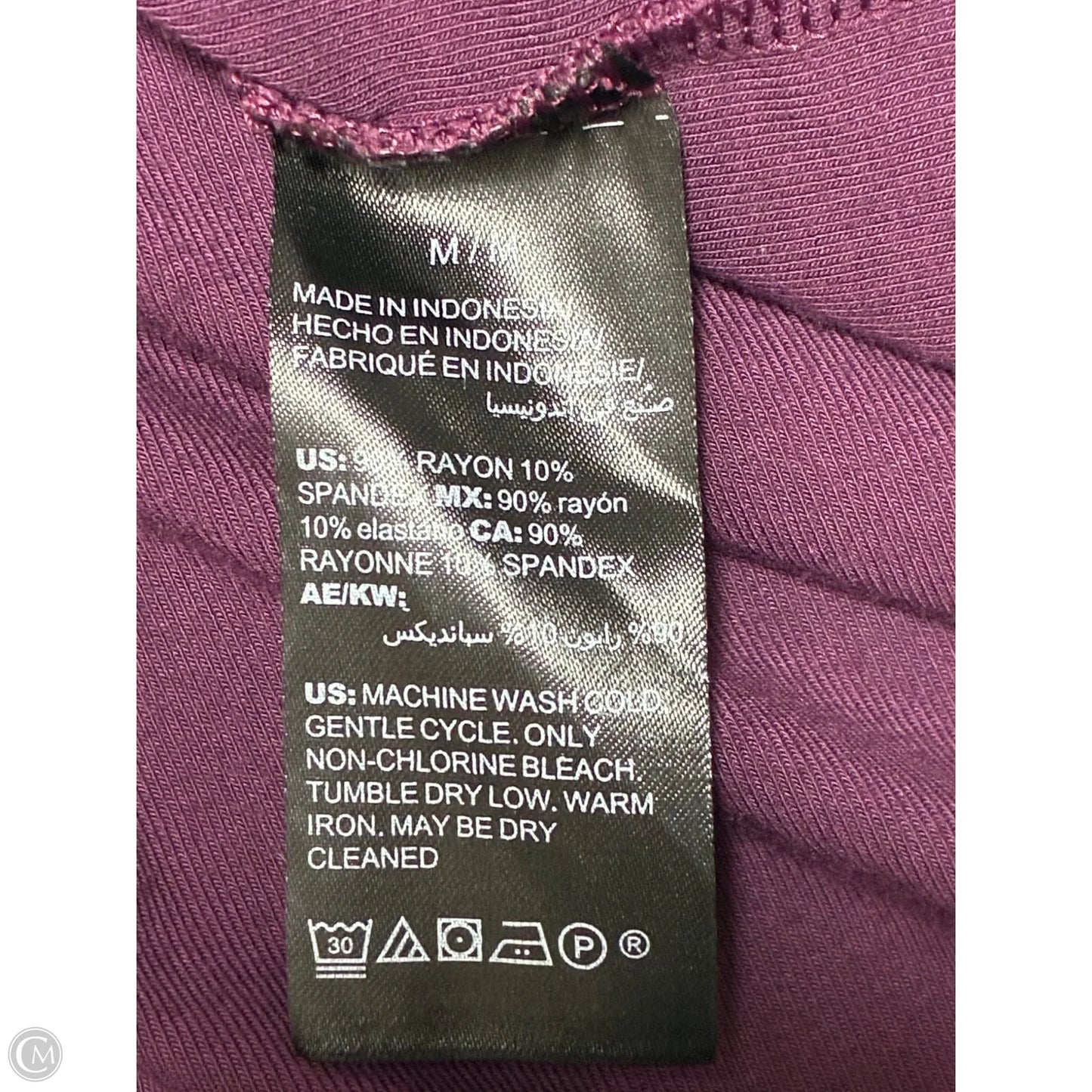Dress Casual Midi By White House Black Market In Purple, Size: M