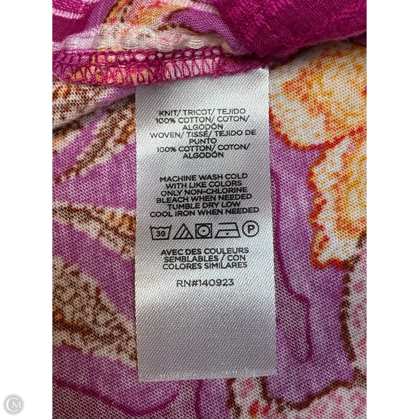 Blouse Short Sleeve By Loft In Pink, Size: Xs