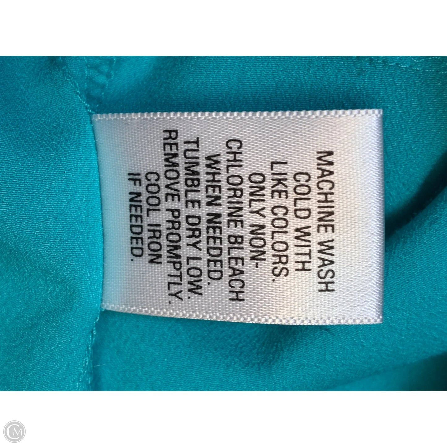 Top Sleeveless By Apt 9 In Aqua, Size: Sp