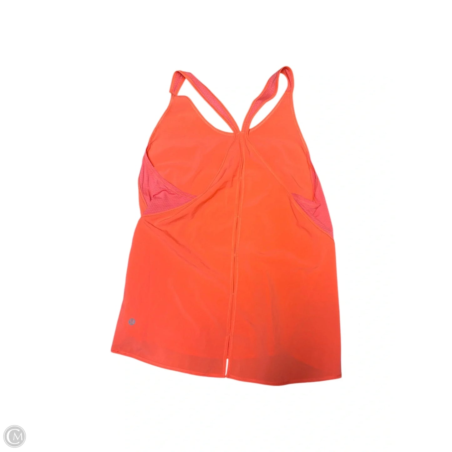 Athletic Tank Top By Lululemon In Orange, Size: M