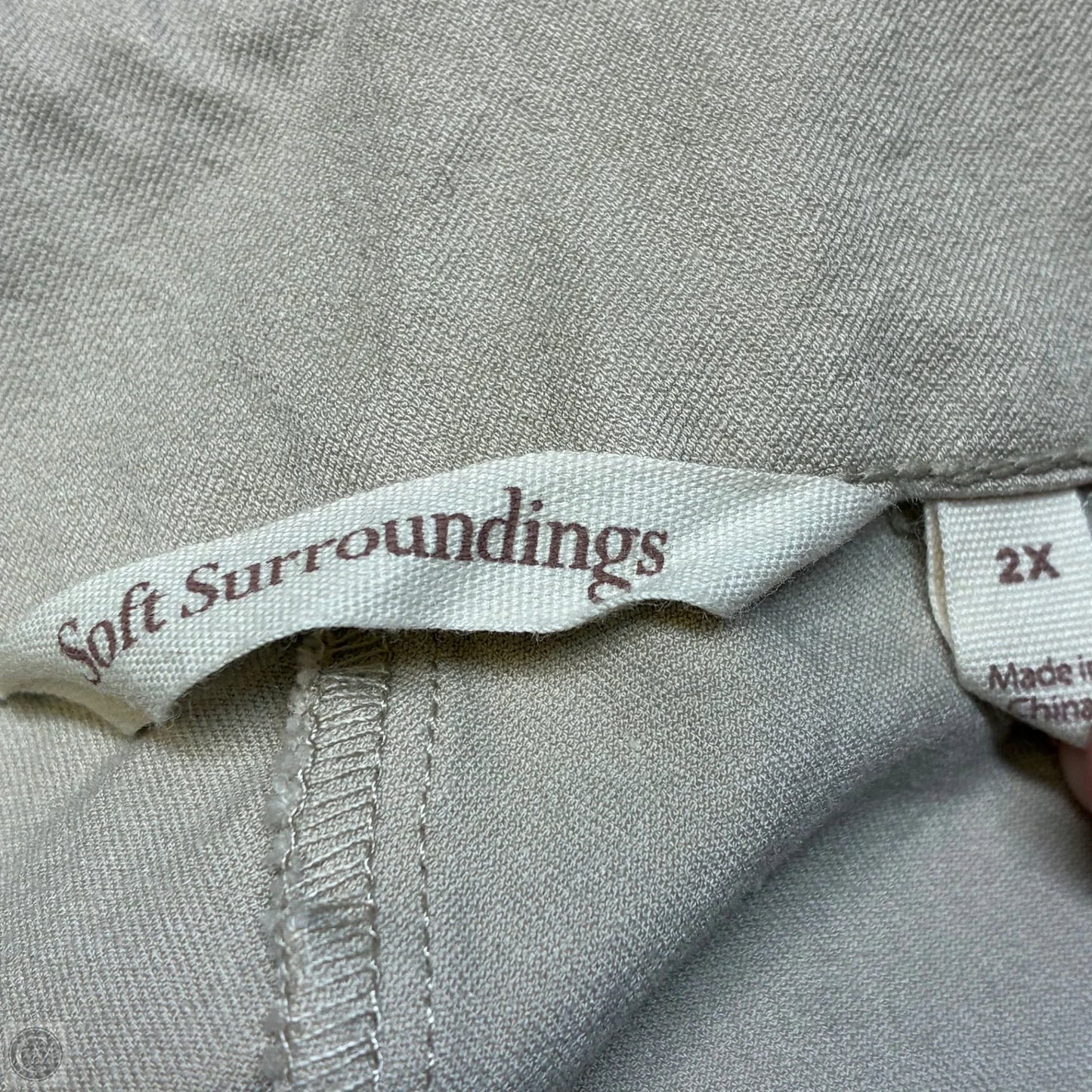Shorts By Soft Surroundings In Tan, Size: 22