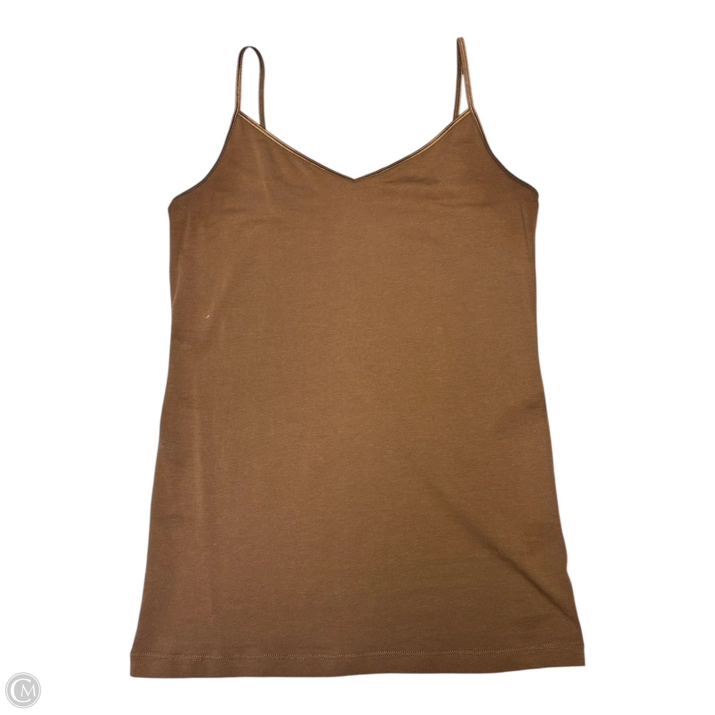 Top Sleeveless By Cabi In Brown, Size: M