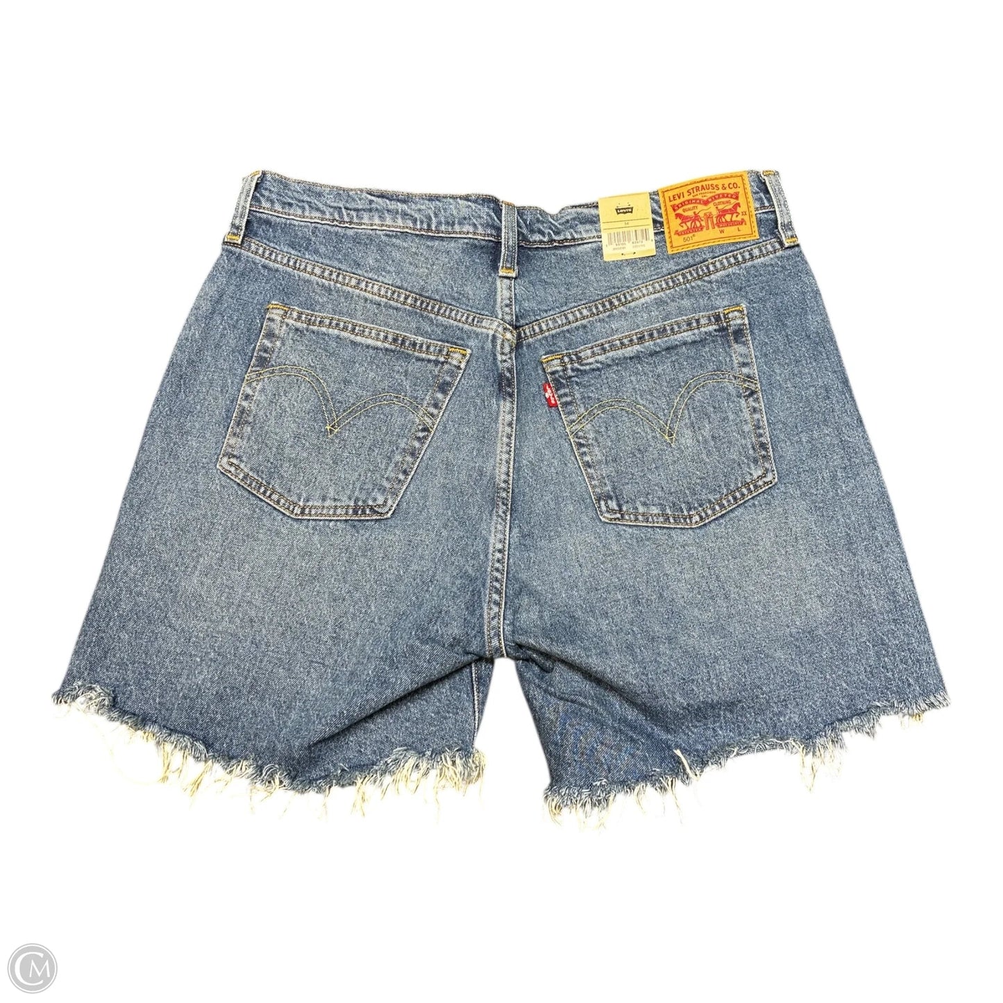 Shorts By Levis In Blue Denim, Size: 16