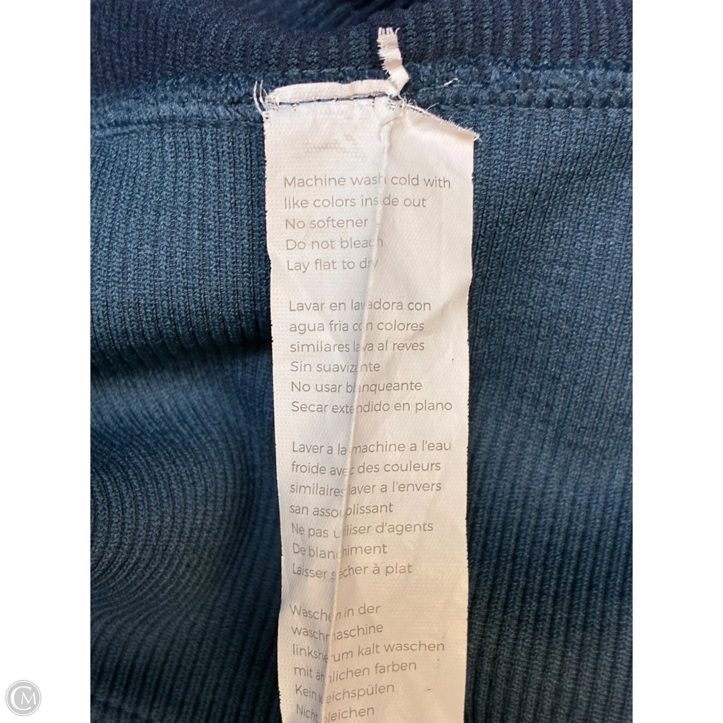 Athletic Leggings By Fabletics In Blue, Size: M