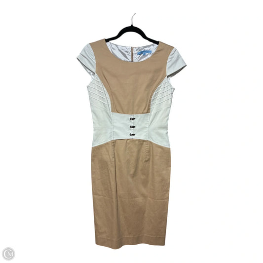 Dress Party Short By Antonio Melani In Tan & White, Size: Xs