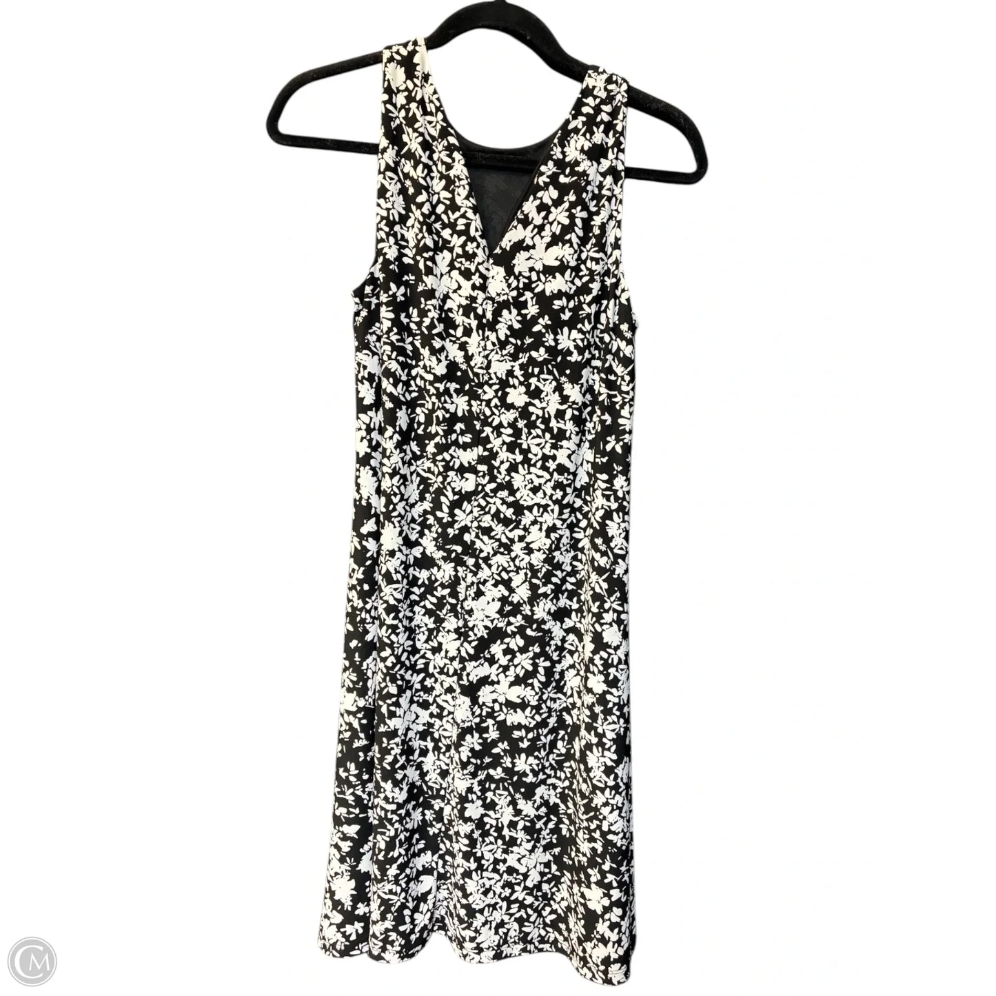 Dress Casual Short By Anne Klein In Black & White, Size: S