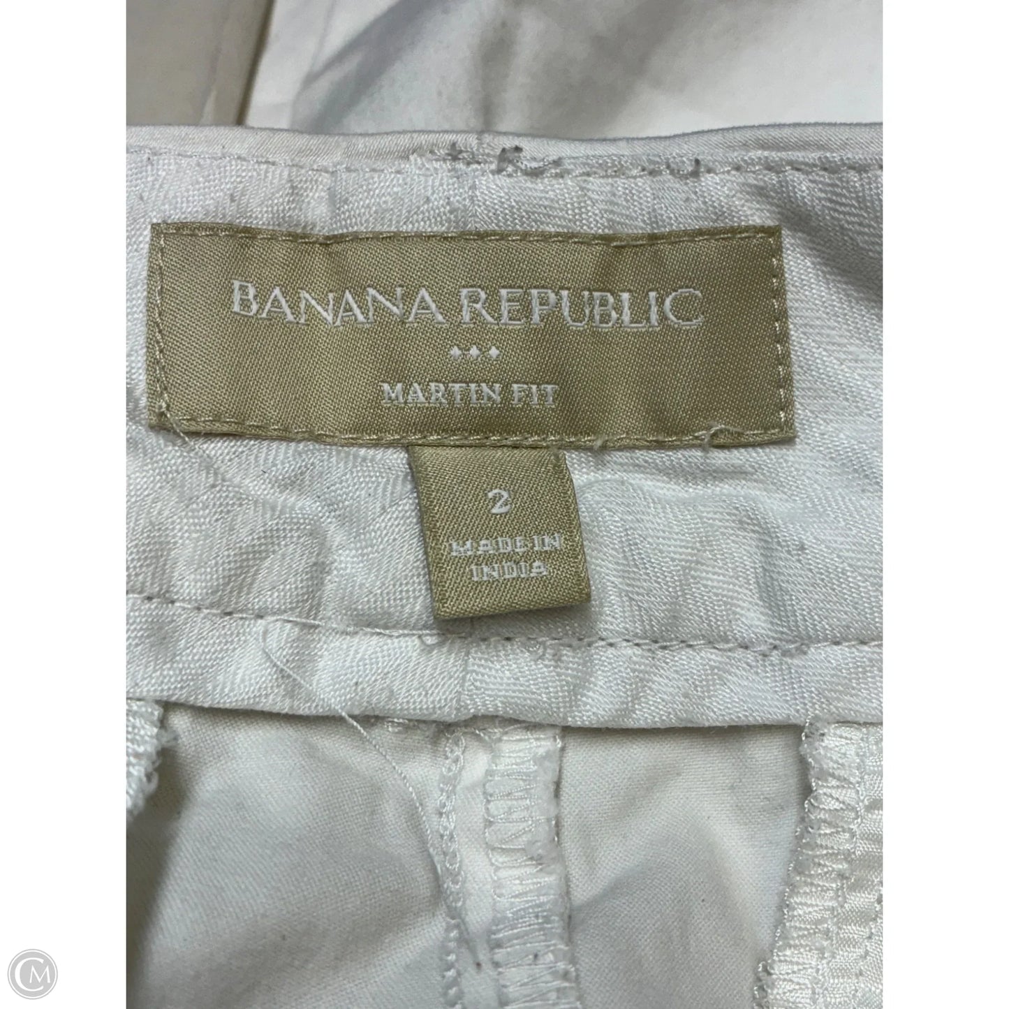 Shorts By Banana Republic In White, Size: 2