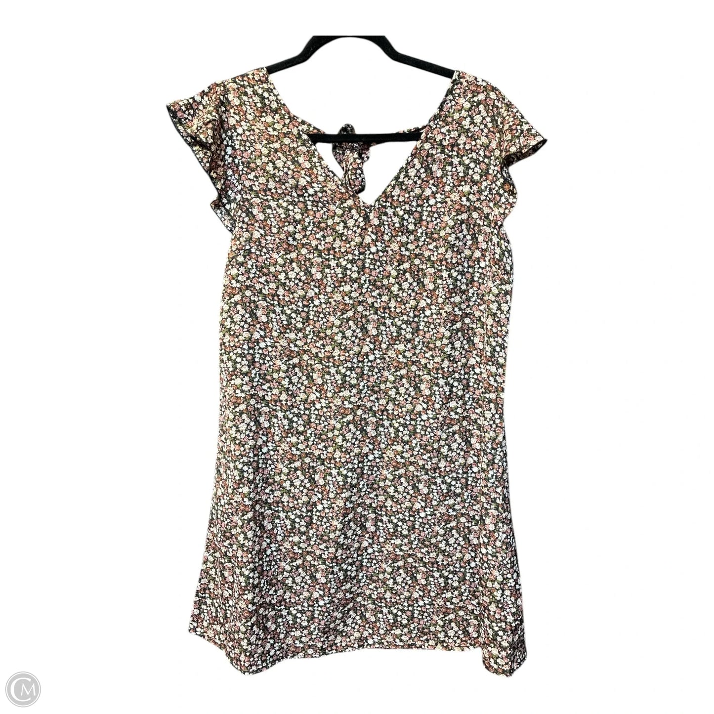 Dress Casual Short By Shein In Floral Print, Size: M