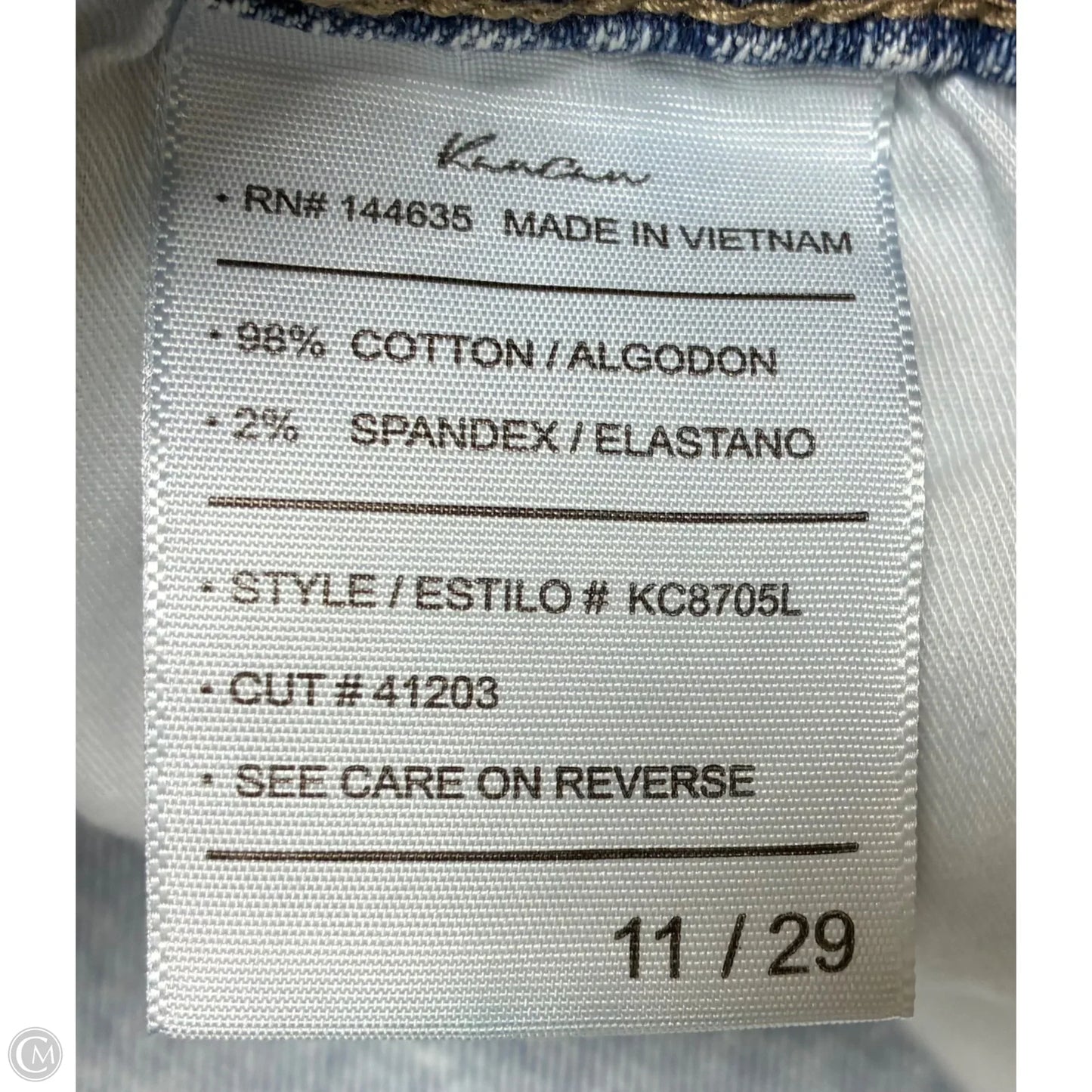 Shorts By Kancan In Blue Denim, Size: 11