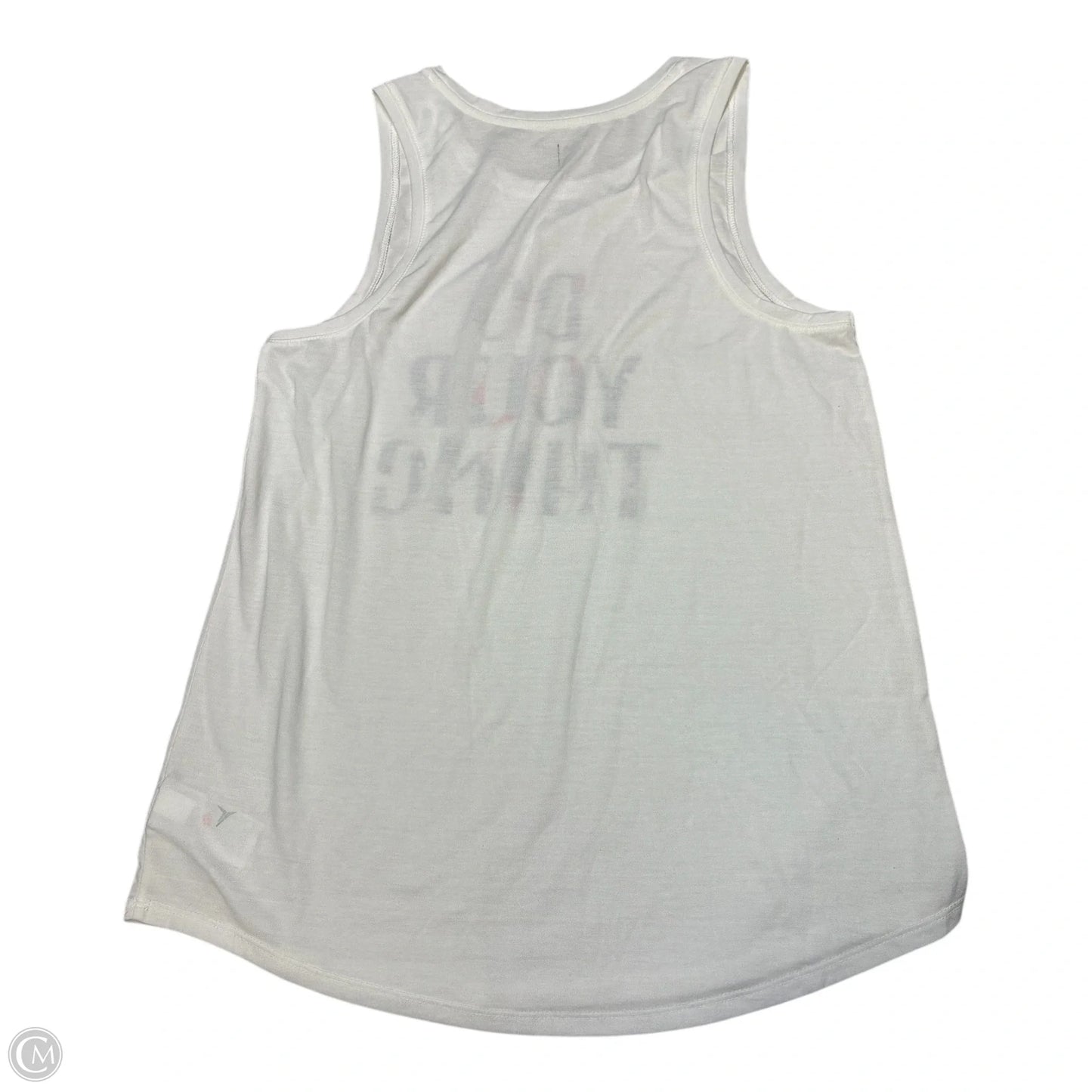 Athletic Tank Top By Old Navy In White, Size: M