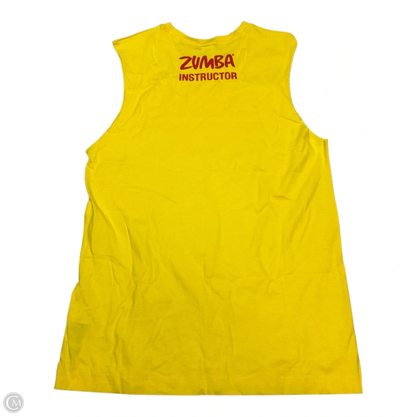 Athletic Tank Top By Zumba In Yellow, Size: Xs