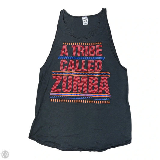 Athletic Tank Top By Zumba In Black, Size: Xs