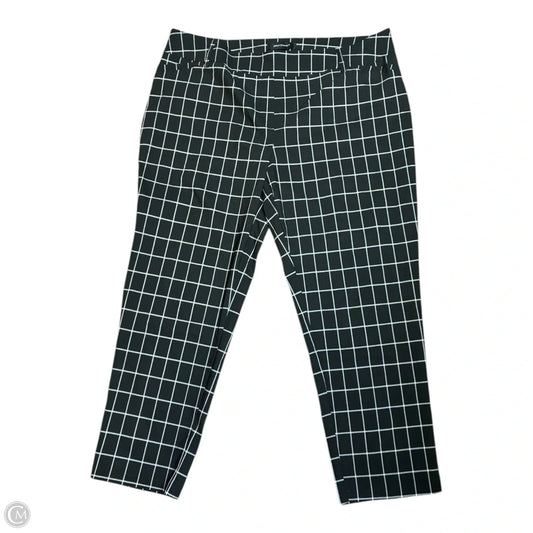 Pants Dress By Ashley Stewart In Black & White, Size: 22