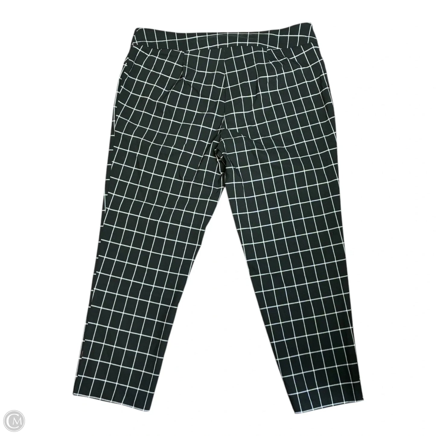 Pants Dress By Ashley Stewart In Black & White, Size: 22