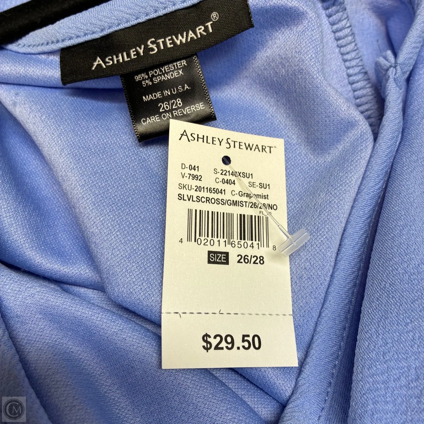 Top Sleeveless By Ashley Stewart In Blue, Size: 3x