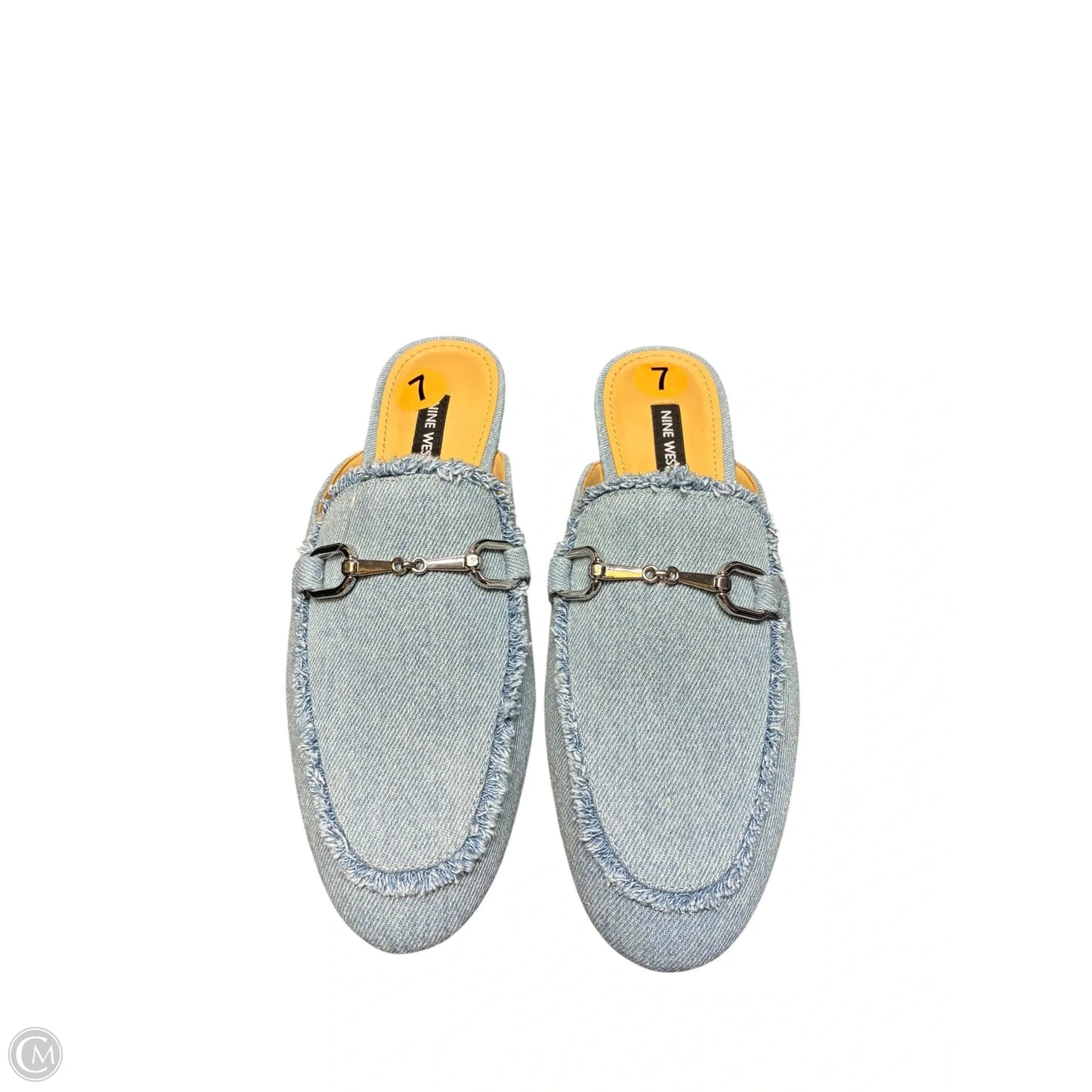 Sandals Flats By Nine West In Blue, Size: 7