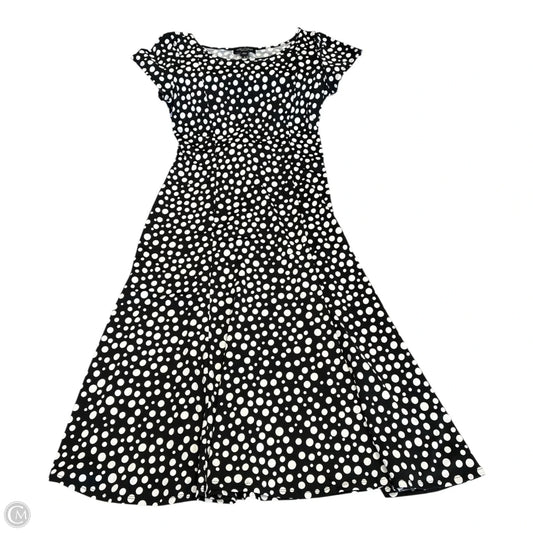 Dress Casual Maxi By Perceptions In Polkadot Pattern, Size: L