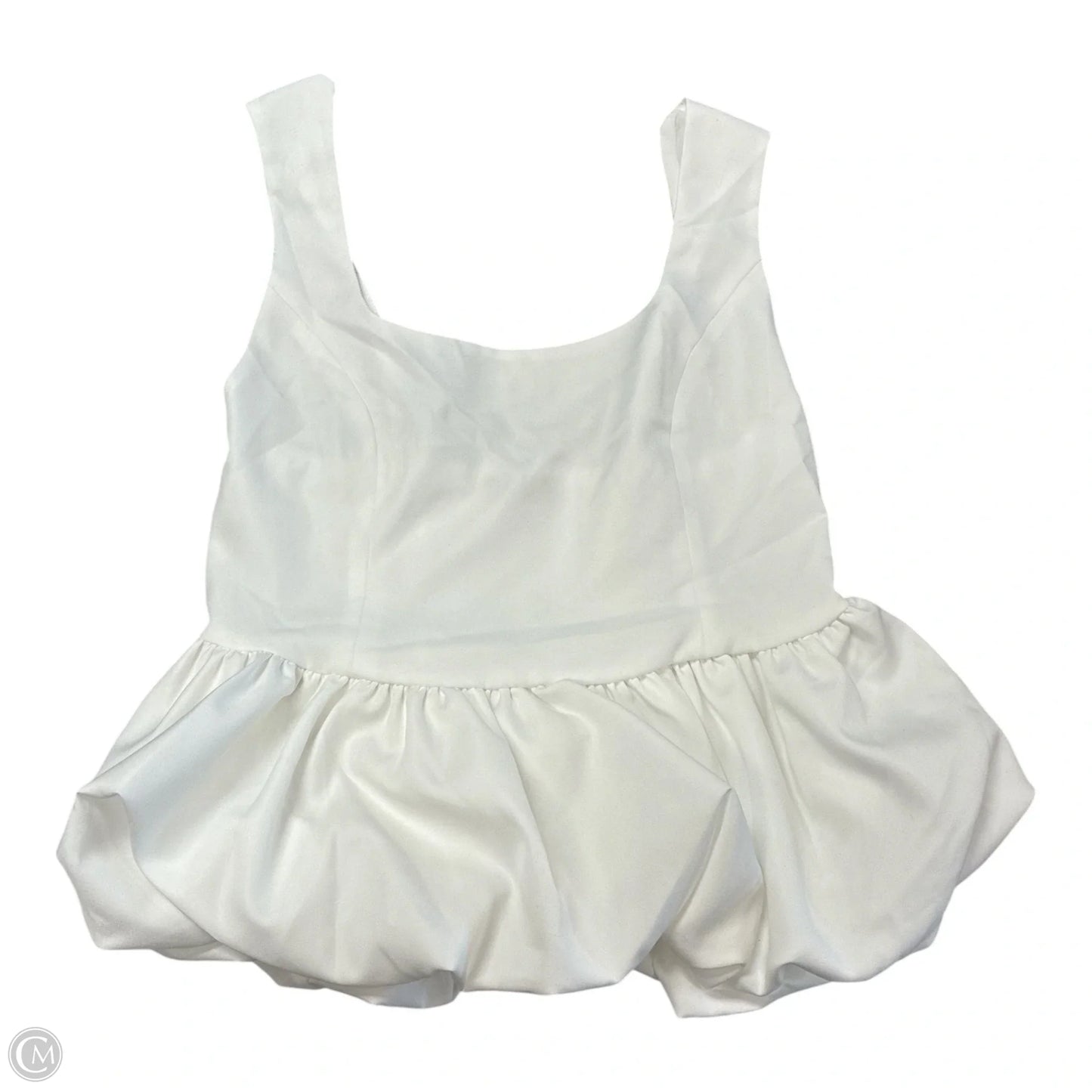 Top Sleeveless Basic By Ontwelfth In White, Size: M