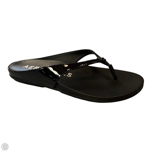 Sandals Flip Flops By Aerosoles In Black, Size: 7
