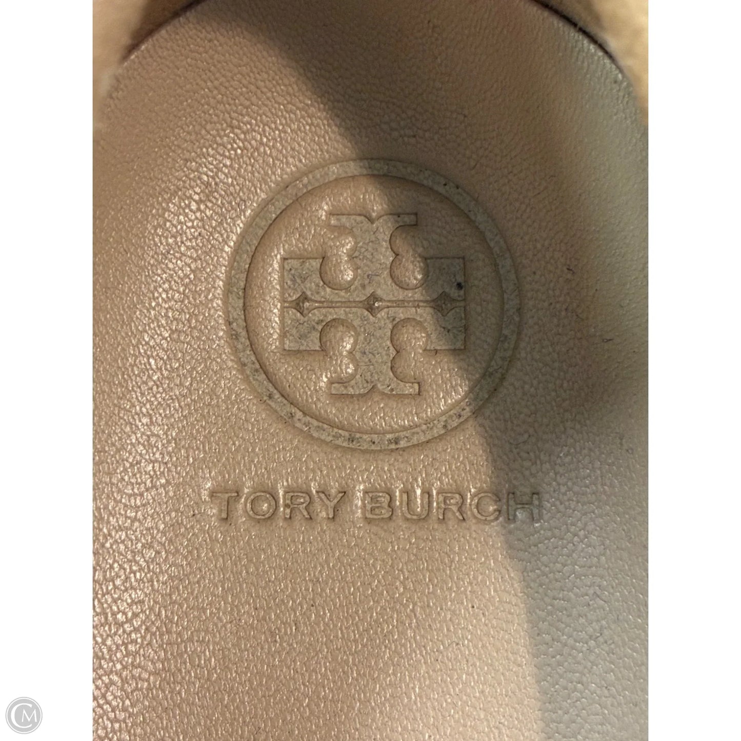 Shoes Designer By Tory Burch In Gold, Size: 9