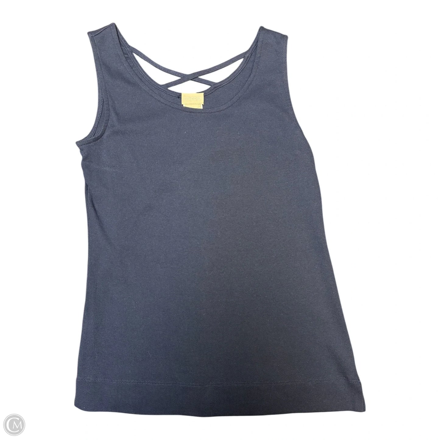 Top Sleeveless Basic By Chicos In Blue, Size: S
