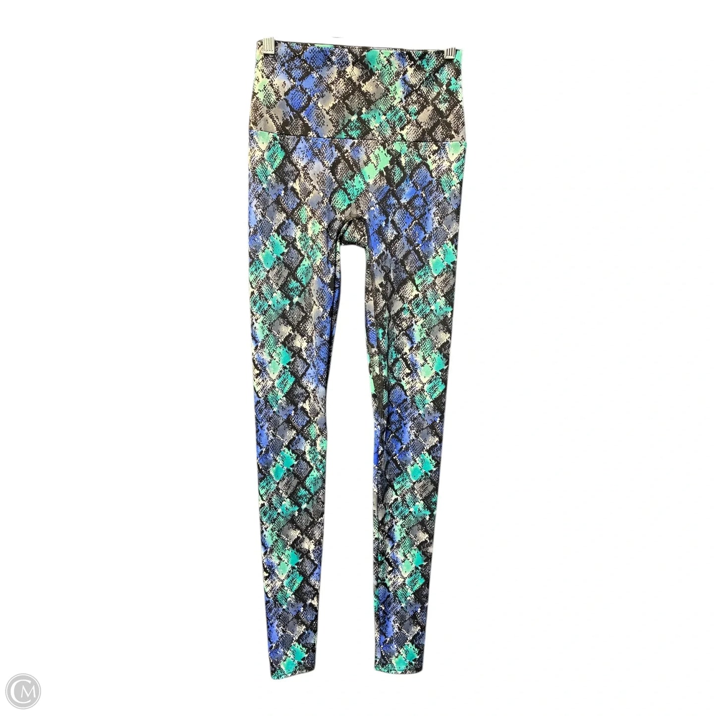 Athletic Leggings By Clothes Mentor In Black & Blue, Size: M