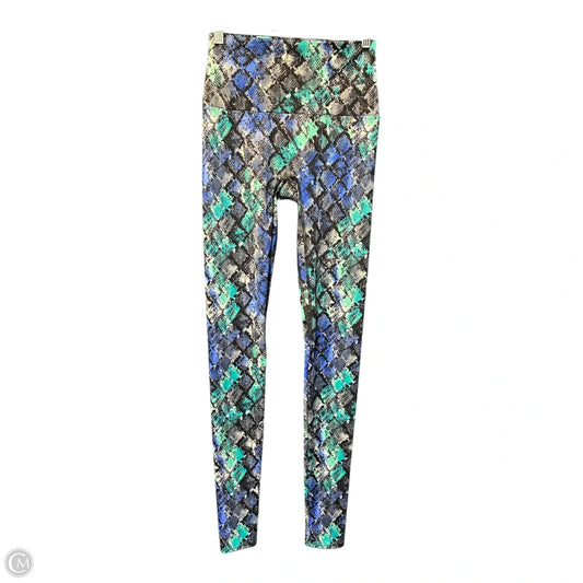 Athletic Leggings By Clothes Mentor In Black & Blue, Size: M