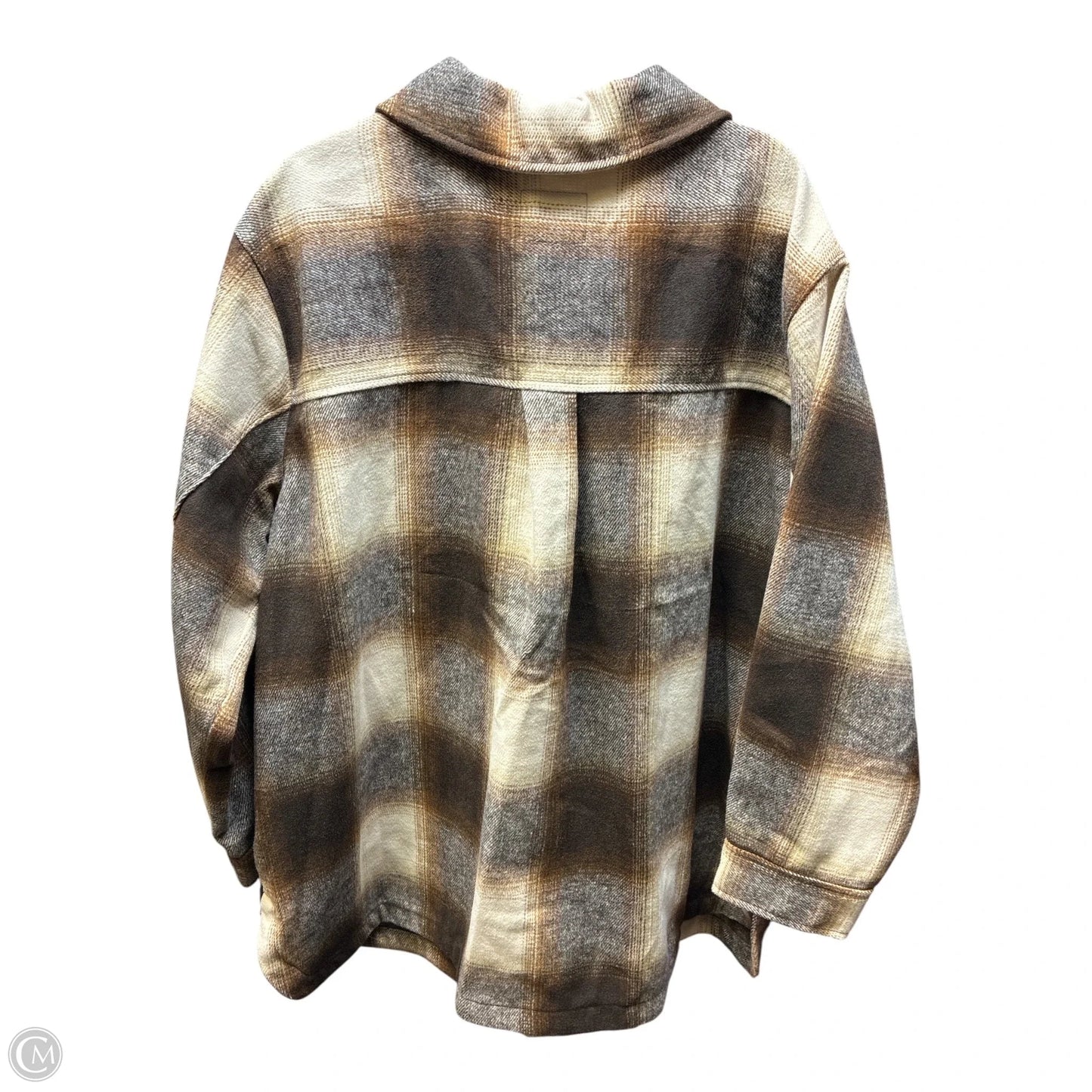 Jacket Shirt By Old Navy In Plaid Pattern, Size: 2x