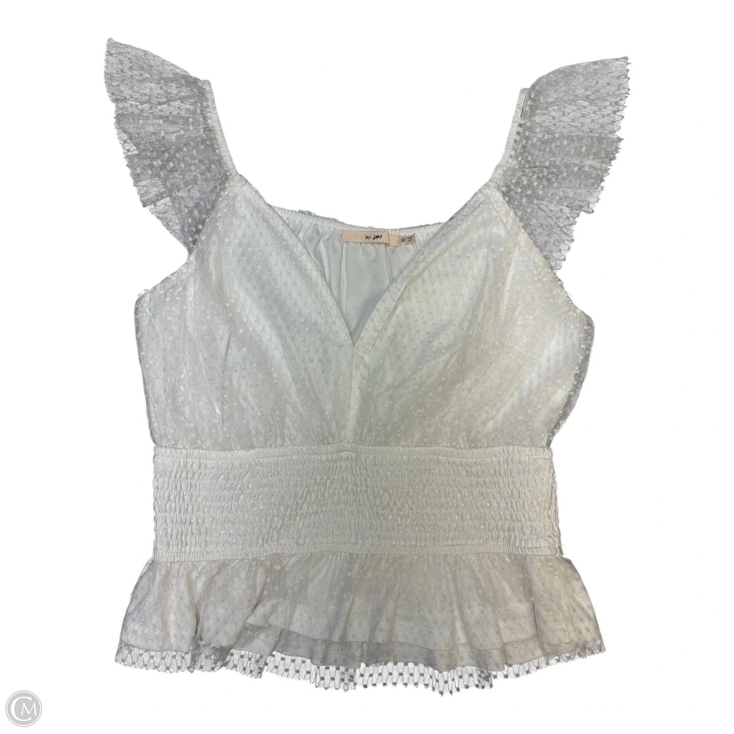 Tank Top By Mi Ami In White, Size: M