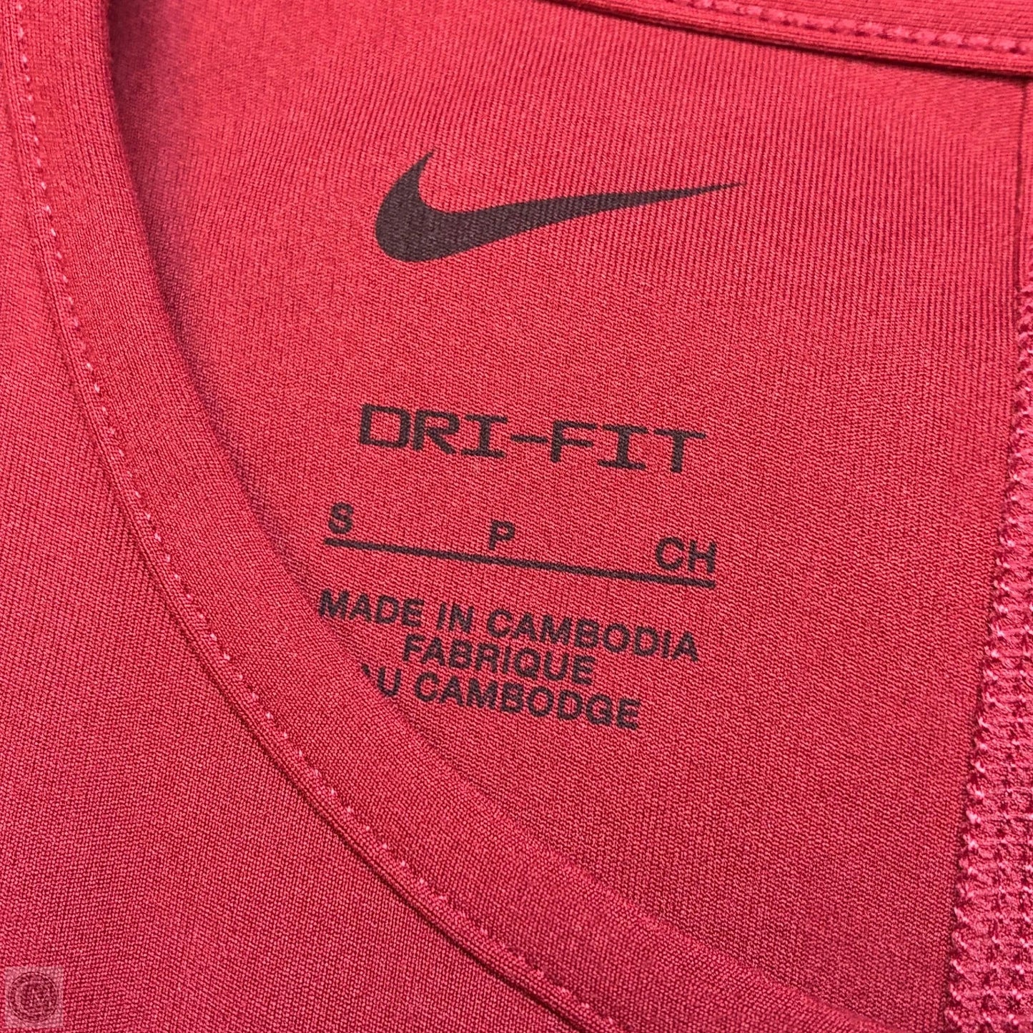 Athletic Tank Top By Nike In Red, Size: S