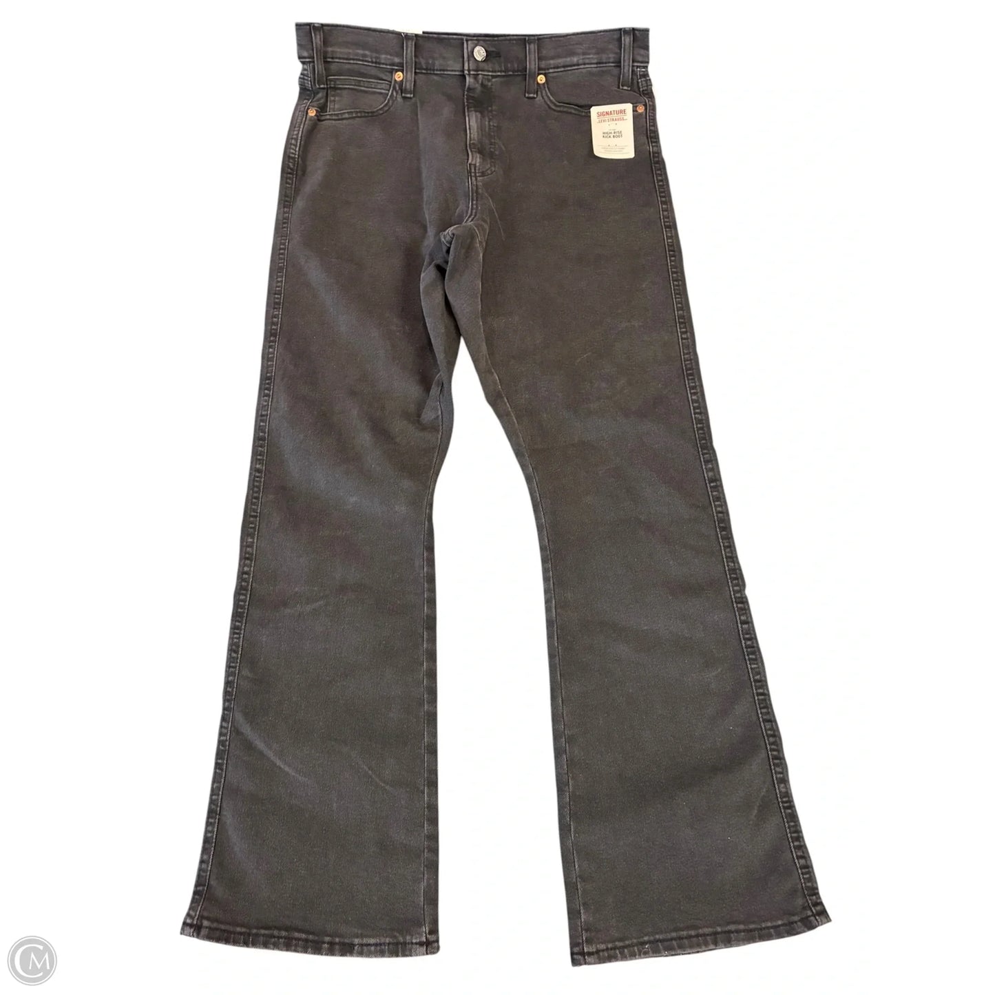 Jeans Flared By Levis In Black, Size: 12