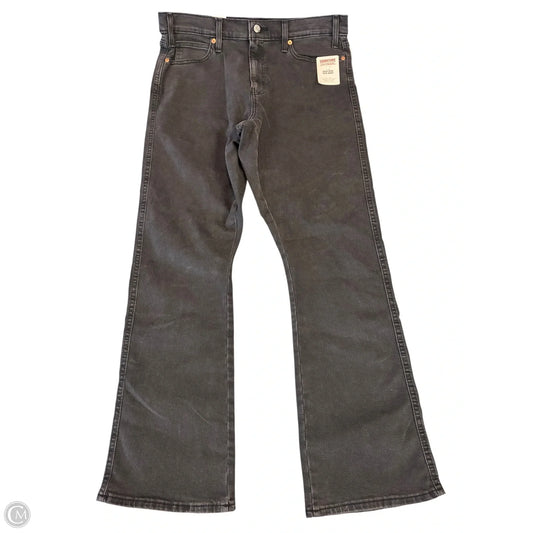 Jeans Flared By Levis In Black, Size: 12
