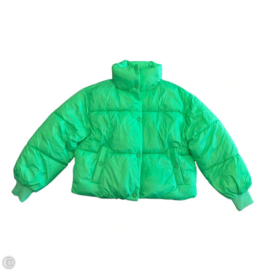 Jacket Puffer & Quilted By American Eagle In Green, Size: S