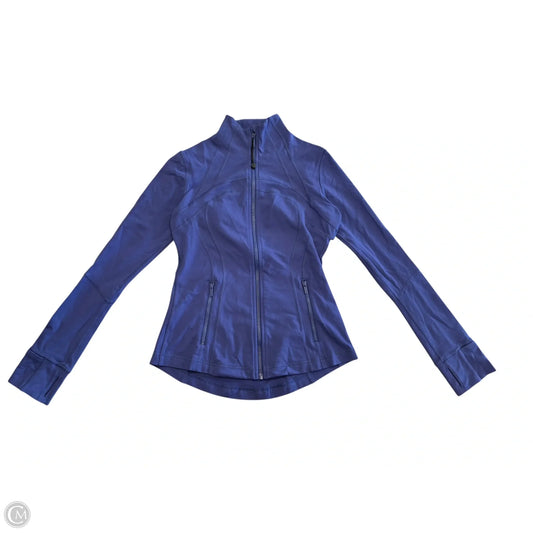 Athletic Jacket By Lululemon In Purple, Size: S