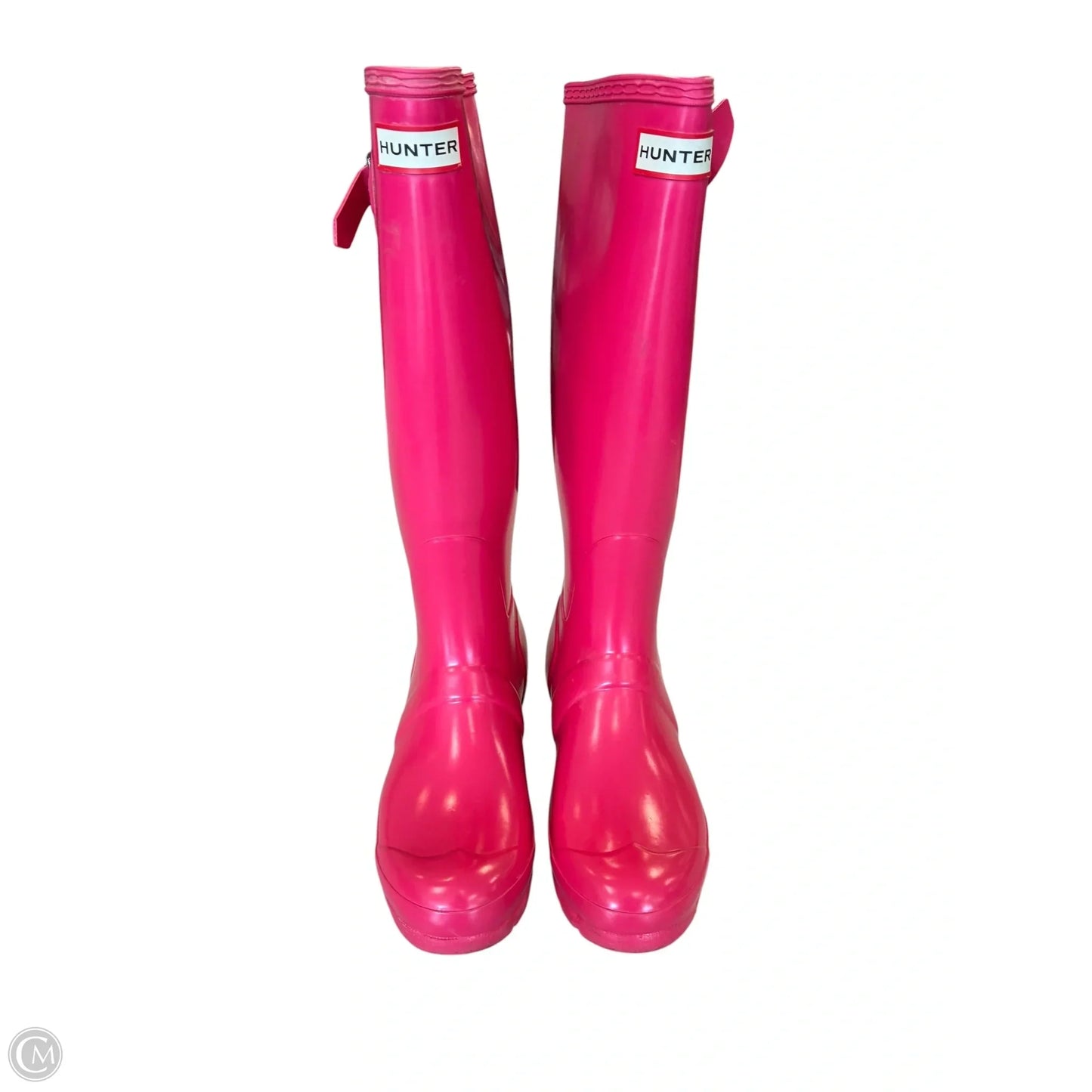 Boots Rain By Hunter In Pink, Size: 7