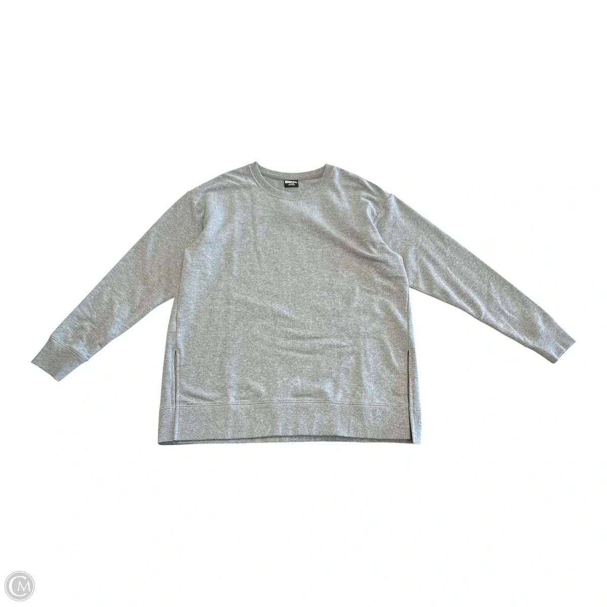 Sweatshirt Crewneck By Eddie Bauer In Grey, Size: M