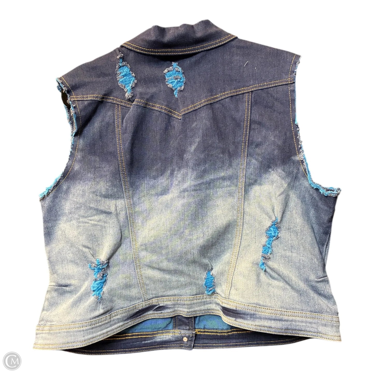 Vest Other By Cmc In Blue Denim, Size: Xxl